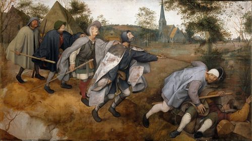 la parabole des aveugles, Brueghel
