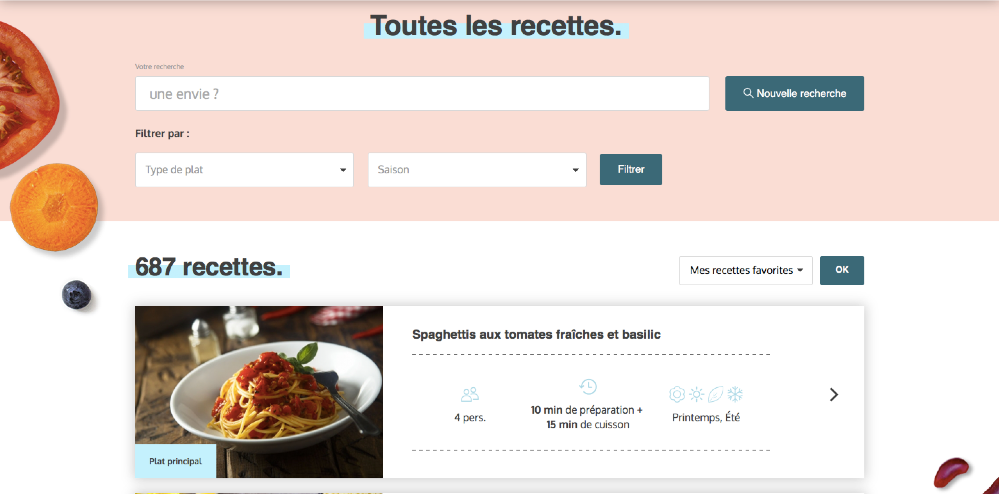 Les recettes manger-bouger.fr